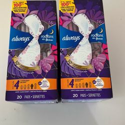 Always Radiant Flexfoam Overnight Pads