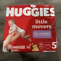 Huggies Little Movers 5, 50 Count 