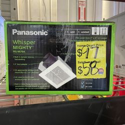 SaleSumo Panasonic® Whisper MIGHTY™ RG-M79A • Built-in damper