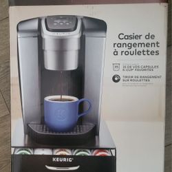 Keurig Under Brewer Storage Drawer, Coffee Pod Storage, Holds Up to 35 Keurig