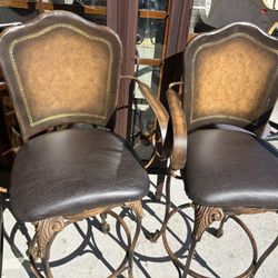 Two Chairs Swivel 