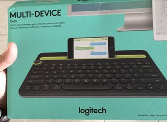 Brand new keyboard. logitech. Works for apple and android. Have no use for it. Opened but never used. Retail 50 plus tax