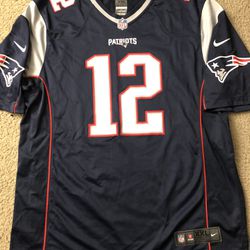 Tom Brady Nike On The Field Patriots Jersey