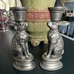 Rabbit Candlesticks