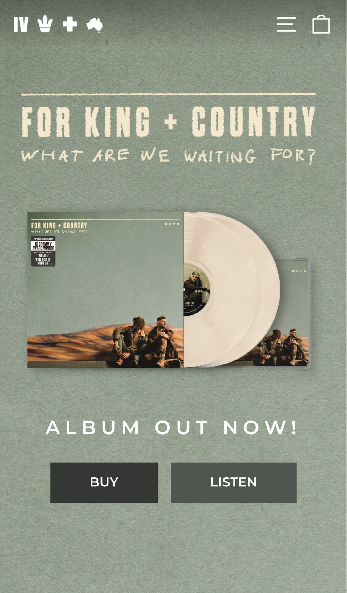 For King + Country | May 12th @ iThink Financial Amphitheatre