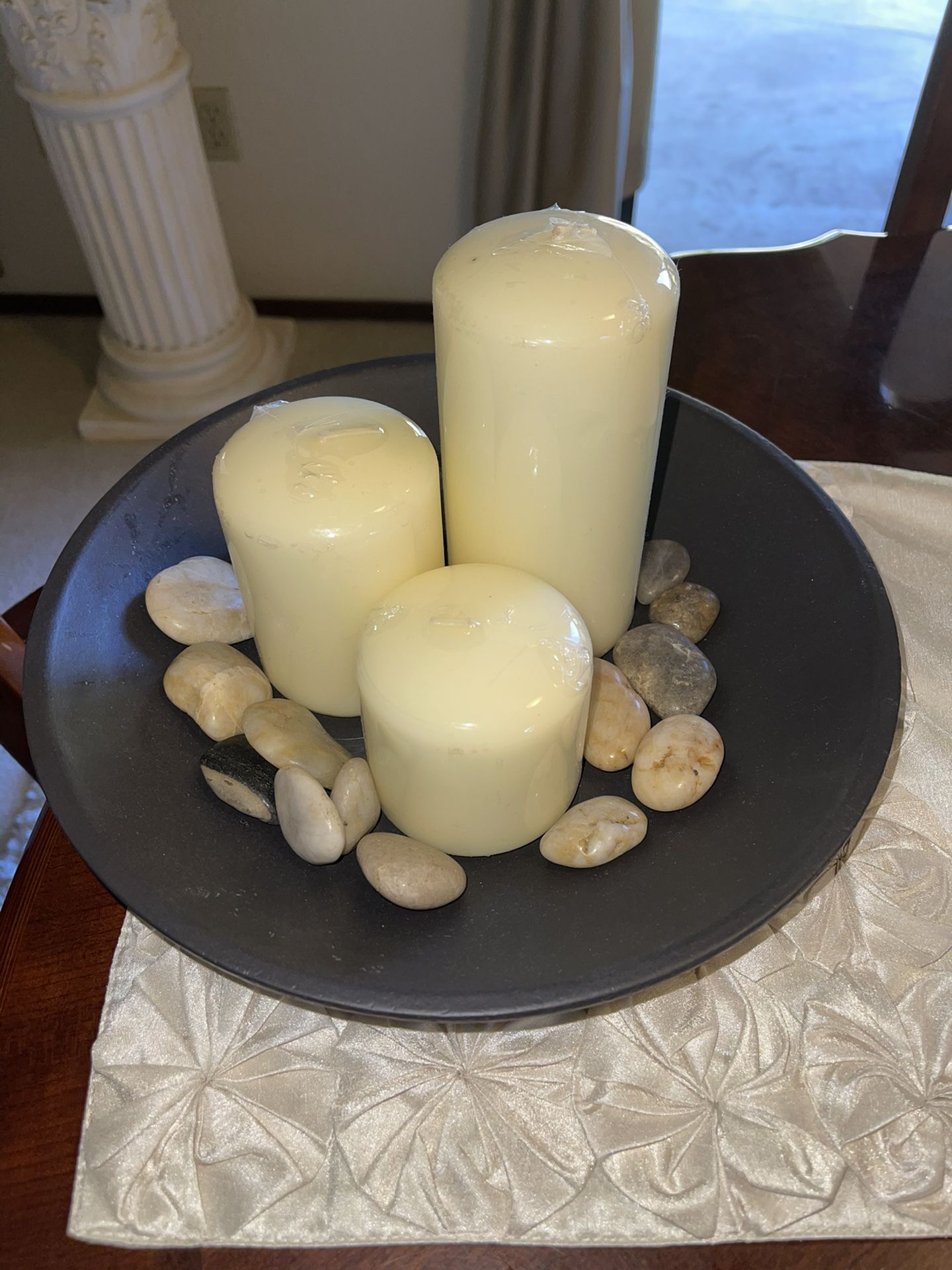 Pillar Garden Candle set 