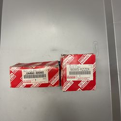 Toyota OEM Rear Brake Pads & Oil Filter ($25)