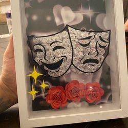Shadow box smile now cry later