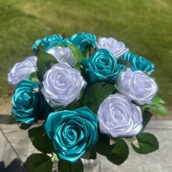 Handmade Ribbon Roses