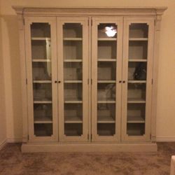 Restoration Hardware St. James Glass Door Cabinet