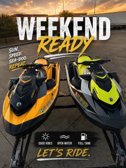Seadoo Supercharged day pass jetski