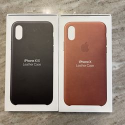 Apple iPhone X/XS Leather Case