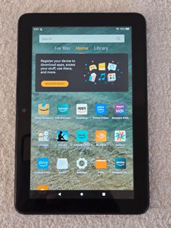 Amazon Fire 7 12th Generation 16GB Wi-Fi 7 Inch Black *TESTED & WORKING*