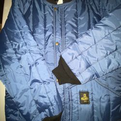 Men’s RefrigiWear 0525R Blue Insulated Jacket Size XL