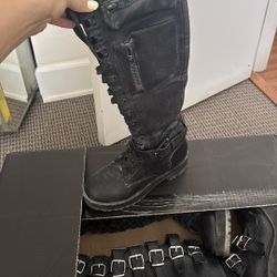 Burning Man Combat Boot