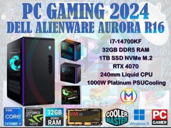 Dell 👽 Alienware R16 i7 14700kF 32GB DDR 5 1tb SSD NVMe M.2 Nvidia RTX 4070