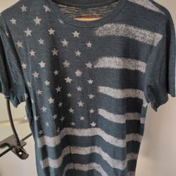 Men's Vintage USA Flag Shirt 