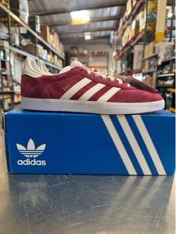 Adidas Men’s Gazelle in Burgundy Size 9.5 Brand New in Box