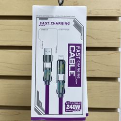 Super fast charging cable 240w
