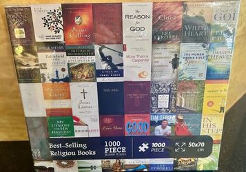 New Best Selling Religious Books Puzzle. Great gift !