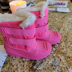 Little Girls Hot Pink Boots