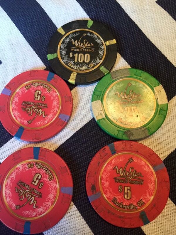 Winstar casino poker chips
