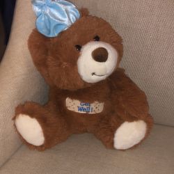 Aurora plush Get Well bear
