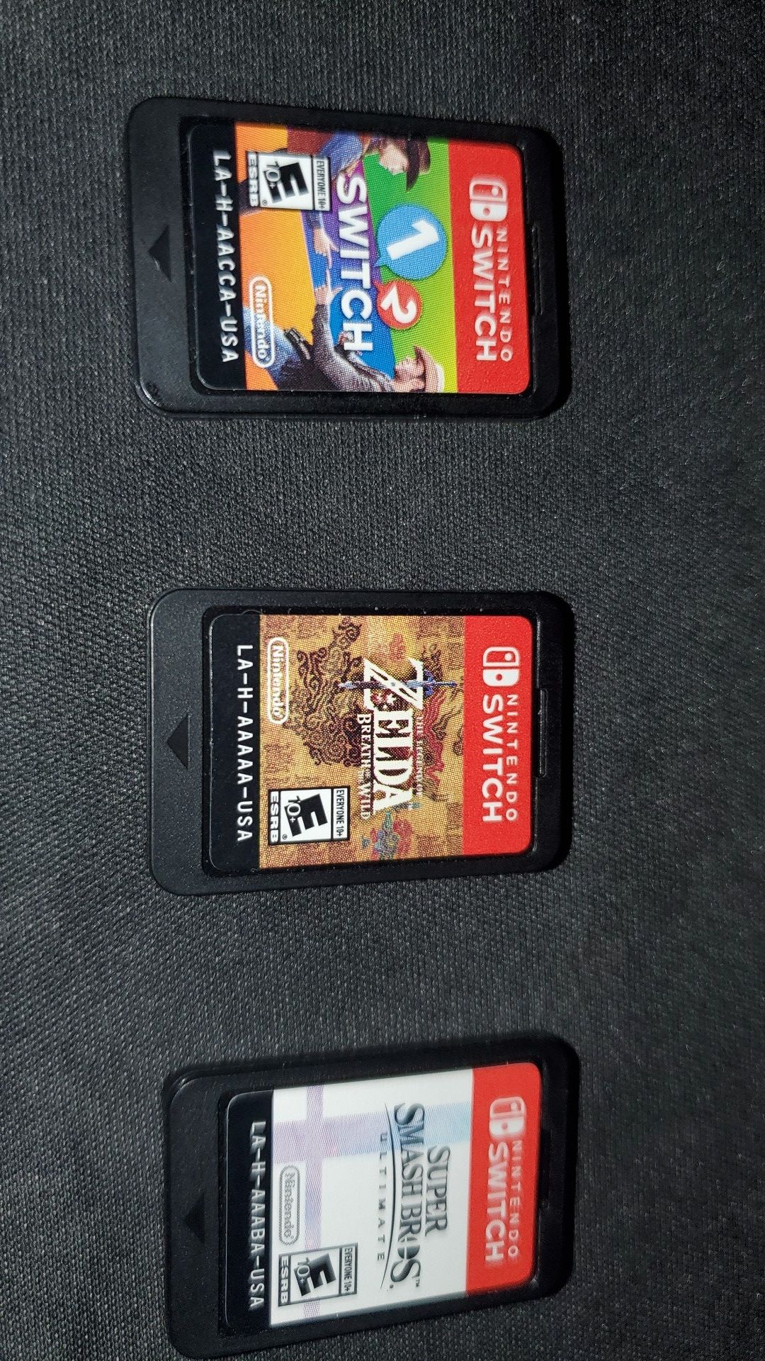 3 Nintendo games for 60