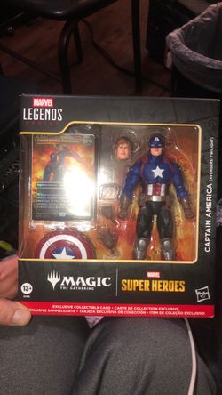 Marvel Legends Captain America Magic The Gathering Figure