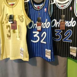Mens Small Shaquille O'neal Swingmans Jersey Lot