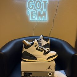Brand new A Ma Maniere Defused Blue Air Jordan 3’s size 13 with original box and proof of purchase. No trades cash is king.