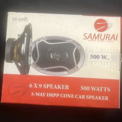 Samurai 500 Watt Car Speakers 