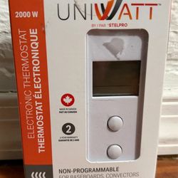 120/208/240-Volt 1000/1730/2000-Watt Non-Programmable Electronic Thermostat