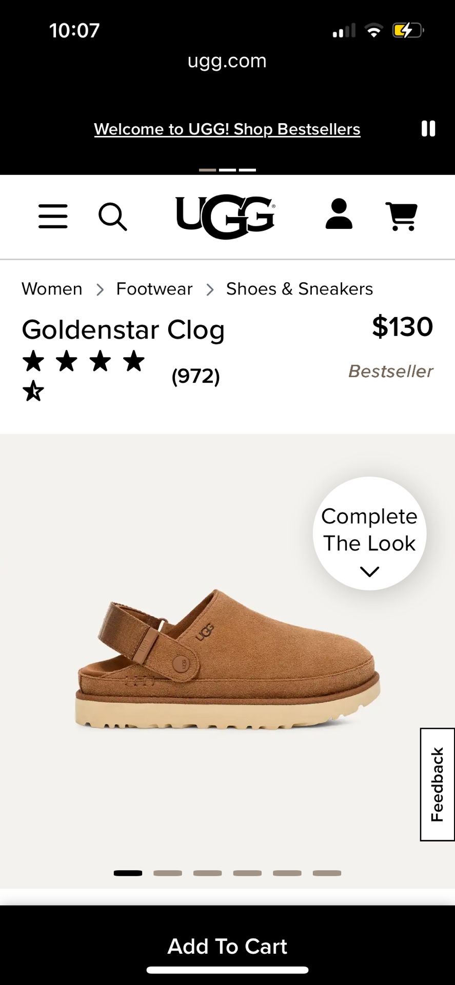 UGG Goldenstar Clog 