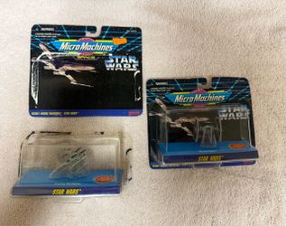 Star Wars Micro Machines X-Wing and Tie Fighter