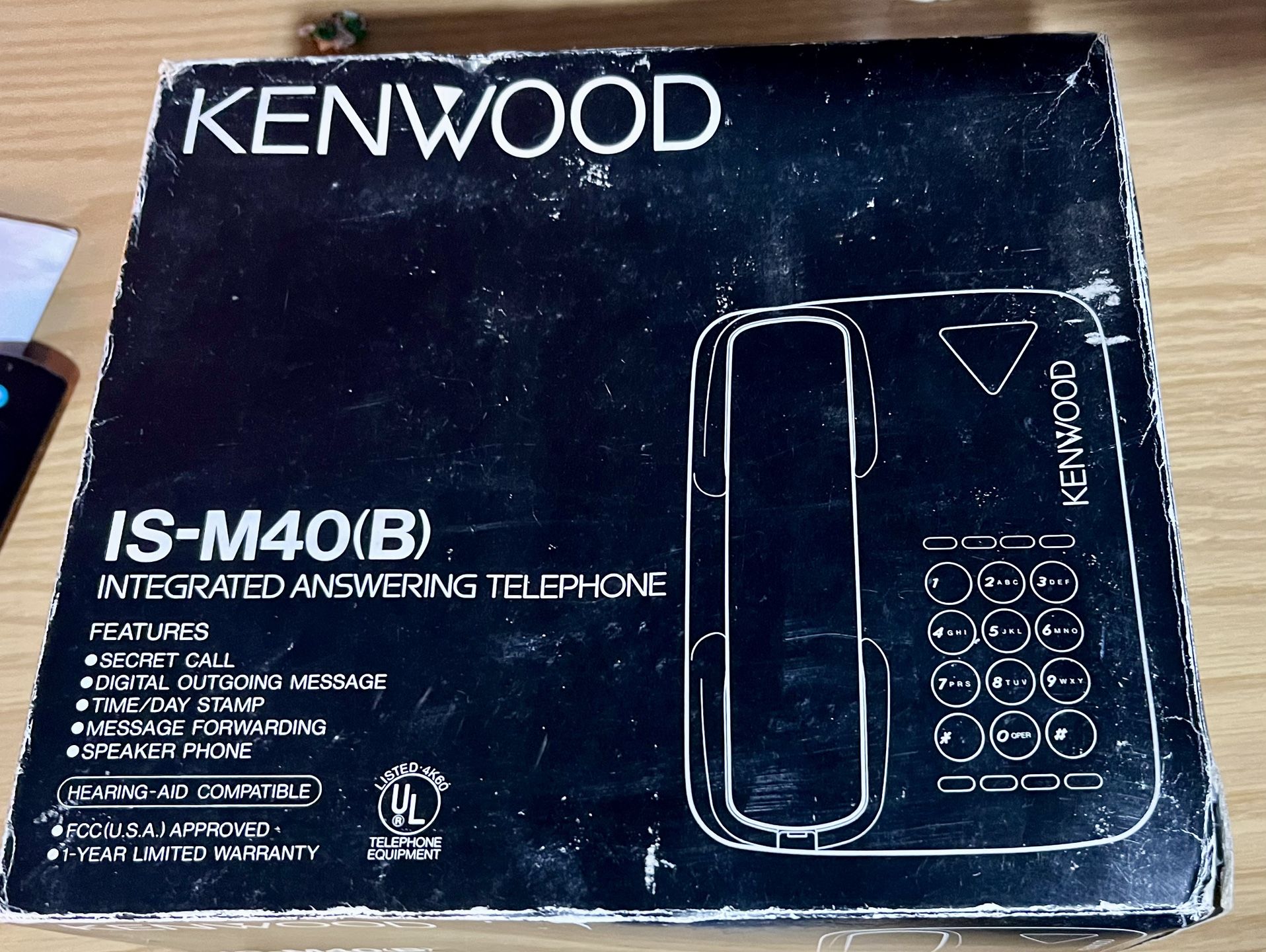 Kenwood IS-M40(B)Integrated Answering Telephone Black