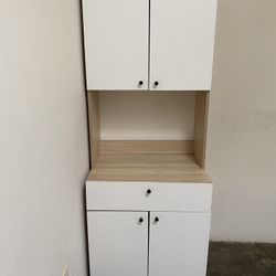 Free Standing White Cabinet 