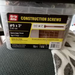 #9X3" 10lb Construction Screws