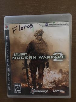 Sony PlayStation ps3 call of duty modern warfare 2