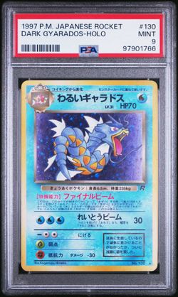 Rocket Dark Gyarados PSA 9