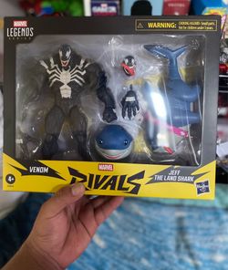 Free Marvel legends 2 pack venom and Jeff the land shark from marvel rivals