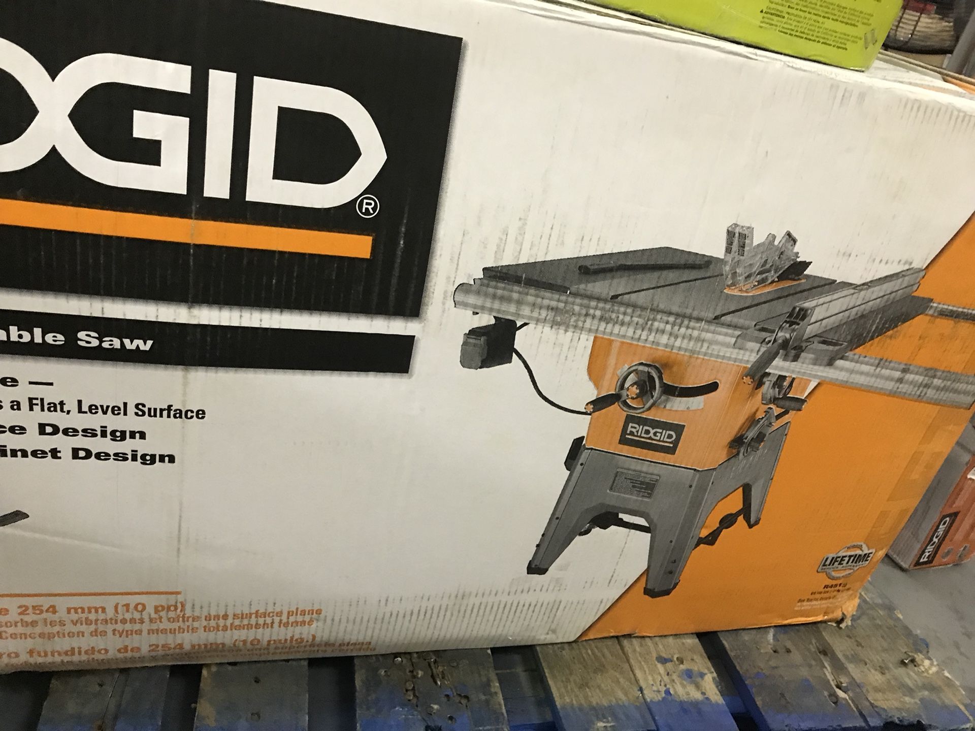 Ridgid cast iron table saw for Sale in Atlanta, GA OfferUp