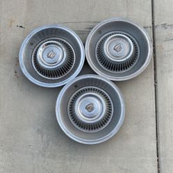 Vintage 60’s Cadillac Hubcaps 