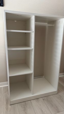 White Storage Cabinet / Wardrobe Organizer
