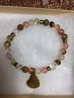 Tourmaline mom bracelet
