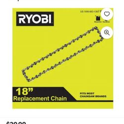 Ryobi 18" Replacement Chain