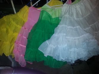 3 Vintage Petticoats