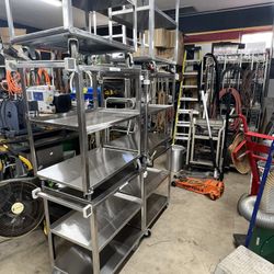 VWR/Lakeside Stainless Steel Utility Carts 