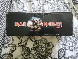 Iron Maiden Vans Slip On The Tropper!