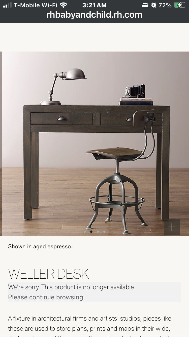 Restoration hardware Weller Desk